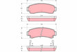 Brake Pad Set, Disc Brake GDB1014 - TRW