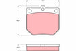 Brake Pad Set, Disc Brake GDB1019 - TRW