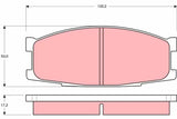 Brake Pad Set, Disc Brake MCH121H1 - TRW - Brake Pads - TRW