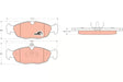 Brake Pad Set, Disc Brake GDB1040 - TRW