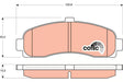 Brake Pad Set, Disc Brake GDB1059 - TRW