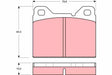 Brake Pad Set, Disc Brake GDB1065 - TRW