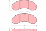 Brake Pad Set, Disc Brake GDB107 - TRW - Brake Pads - TRW
