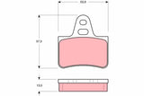 Brake Pad Set, Disc Brake GDB1071 - TRW - Brake Pads - TRW
