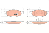 Brake Pad Set, Disc Brake GDB1107 - TRW - Brake Pads - TRW