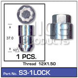 Lock Nuts (set of 1) S3-1LOCK - Nice Products | Universal Auto Spares