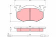 Brake Pad Set, Disc Brake GDB1120 - TRW
