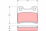 Brake Pad Set, Disc Brake GDB1124 - TRW - Brake Pads - TRW