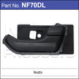 Door Handle NF70DL - Nice Products | Universal Auto Spares