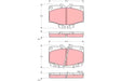 Brake Pad Set, Disc Brake GDB1133DT - TRW