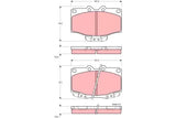 Brake Pad Set, Disc Brake GDB1133DT - TRW