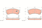 Brake Pad Set, Disc Brake GDB1139DT - TRW