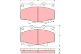 Brake Pad Set, Disc Brake GDB1154DT - TRW