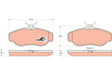 Brake Pad Set, Disc Brake GDB1156 - TRW