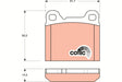 Brake Pad Set, Disc Brake GDB1160 - TRW