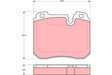 Brake Pad Set, Disc Brake GDB1161 - TRW