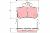 Brake Pad Set, Disc Brake GDB1169 - TRW