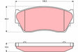 Brake Pad Set, Disc Brake GDB1170 - TRW