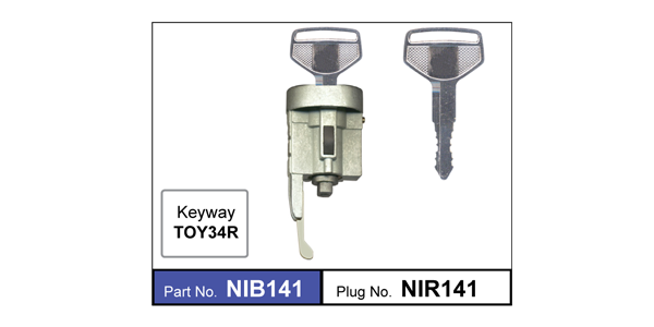 Ignition Barrel NIB141 - Nice Products | Universal Auto Spares