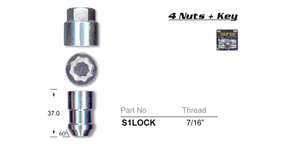 Lock Nuts (set of 4) S1LOCK - Nice Products | Universal Auto Spares