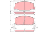 Brake Pad Set, Disc Brake GDB1190DT - TRW