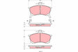 Brake Pad Set, Disc Brake GDB1197 - TRW