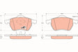 Brake Pad Set, Disc Brake GDB1204 - TRW