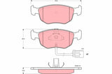 Brake Pad Set, Disc Brake GDB1213 - TRW