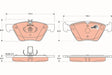 Brake Pad Set, Disc Brake GDB1215 - TRW