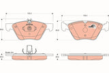 Brake Pad Set, Disc Brake GDB1215 - TRW - Brake Pads - TRW