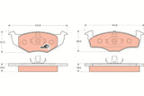 Brake Pad Set, Disc Brake GDB121 - TRW