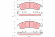 Brake Pad Set, Disc Brake GDB1226 - TRW