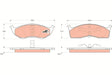 Brake Pad Set, Disc Brake GDB1236 - TRW
