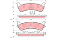 Brake Pad Set, Disc Brake GDB1238 - TRW