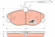 Brake Pad Set, Disc Brake GDB1259 - TRW