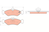 Brake Pad Set, Disc Brake GDB1262 - TRW