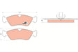 Brake Pad Set, Disc Brake GDB1263 - TRW