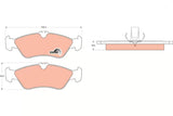 Brake Pad Set, Disc Brake GDB1263 - TRW - Brake Pads - TRW