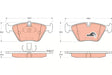 Brake Pad Set, Disc Brake GDB1264 - TRW