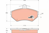 Brake Pad Set, Disc Brake GDB1266 - TRW