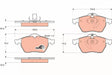 Brake Pad Set, Disc Brake GDB1271 - TRW
