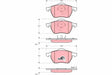 Brake Pad Set, Disc Brake GDB1275 - TRW