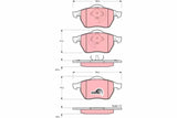 Brake Pad Set, Disc Brake GDB1275 - TRW