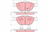 Brake Pad Set, Disc Brake GDB1285 - TRW - Brake Pads - TRW