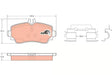 Brake Pad Set, Disc Brake GDB1293 - TRW