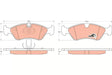 Brake Pad Set, Disc Brake GDB1300 - TRW