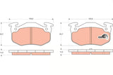 Brake Pad Set, Disc Brake GDB1305 - TRW - Brake Pads - TRW