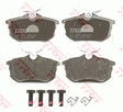 Brake Pad Set, Disc Brake GDB1314DT - TRW