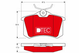 Brake Pad Set, Disc Brake GDB1330DTE - TRW