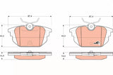 Brake Pad Set, Disc Brake GDB1333 - TRW - Brake Pads - TRW